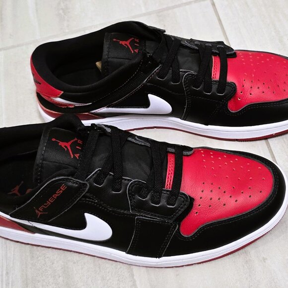 Air Jordan 1 Low FlyEase “Bred” | Size 12 · DM1206-066